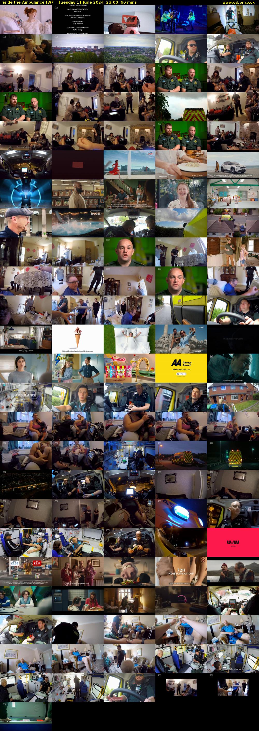 Inside the Ambulance (W) Tuesday 11 June 2024 23:00 - 00:00