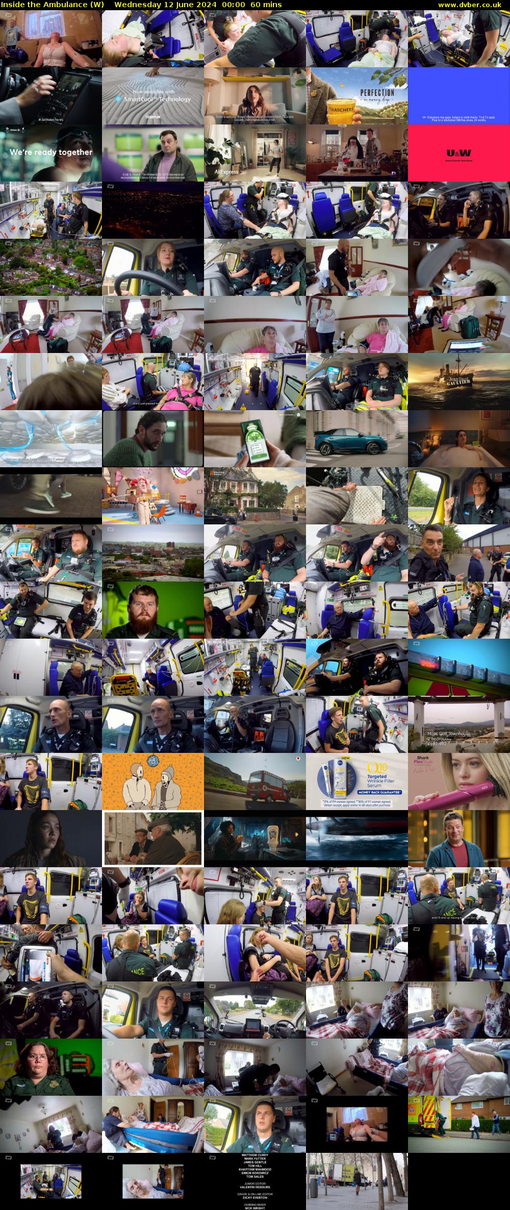 Inside the Ambulance (W) Wednesday 12 June 2024 00:00 - 01:00