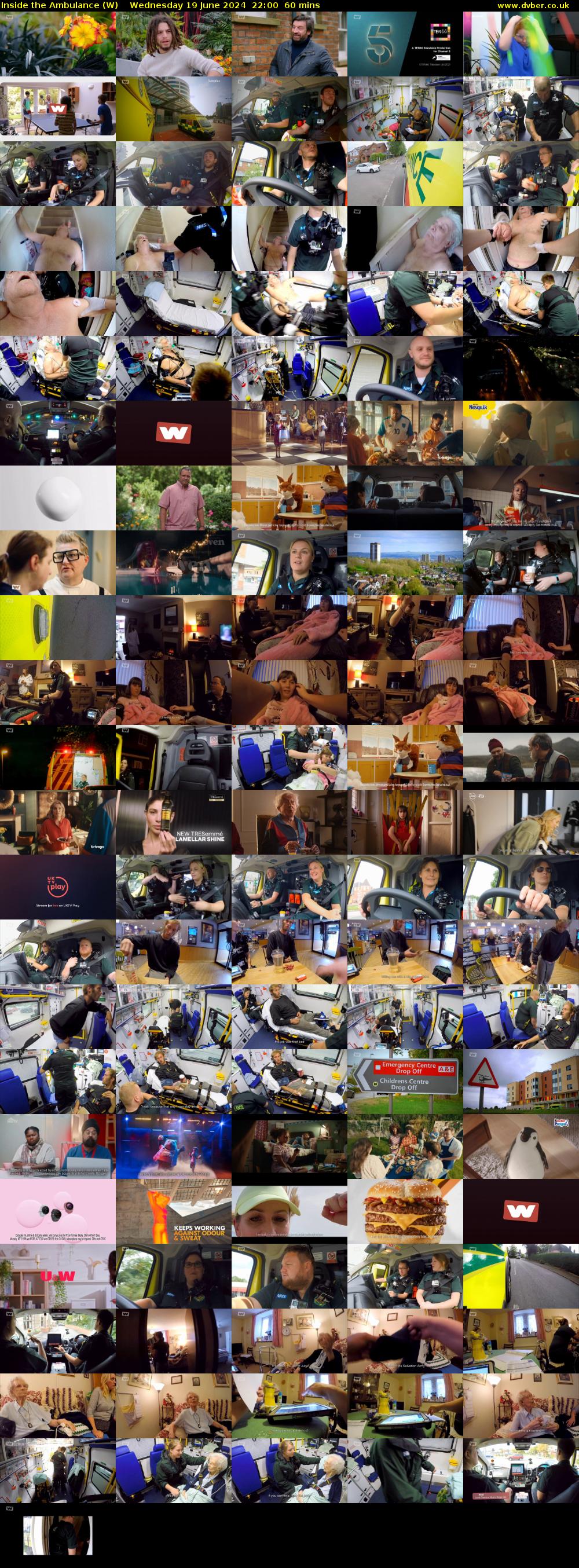 Inside the Ambulance (W) Wednesday 19 June 2024 22:00 - 23:00