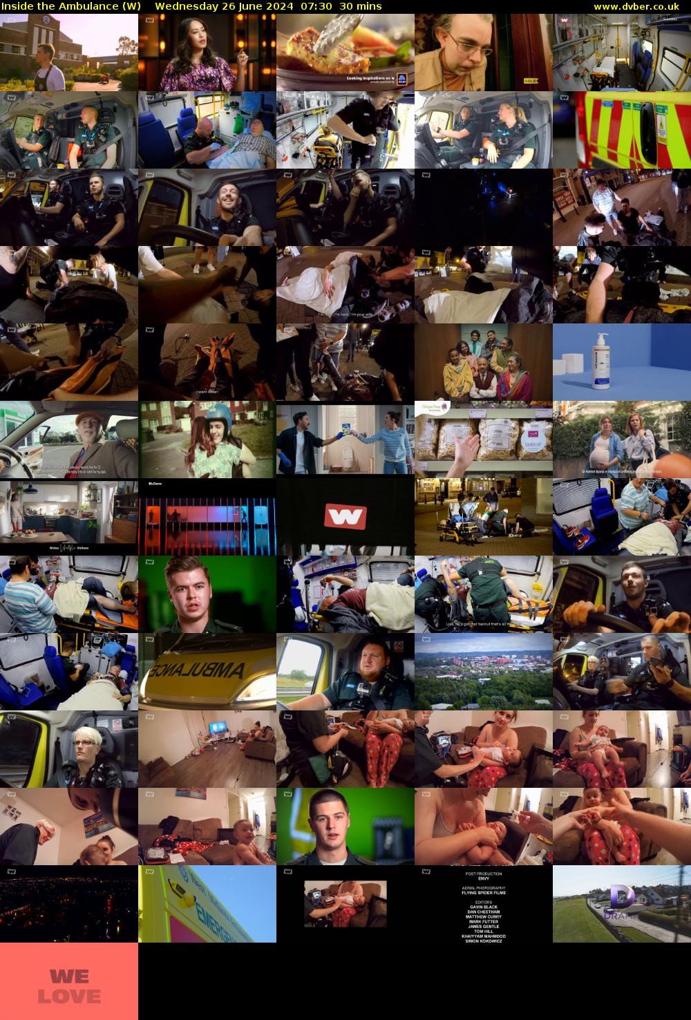 Inside the Ambulance (W) Wednesday 26 June 2024 07:30 - 08:00