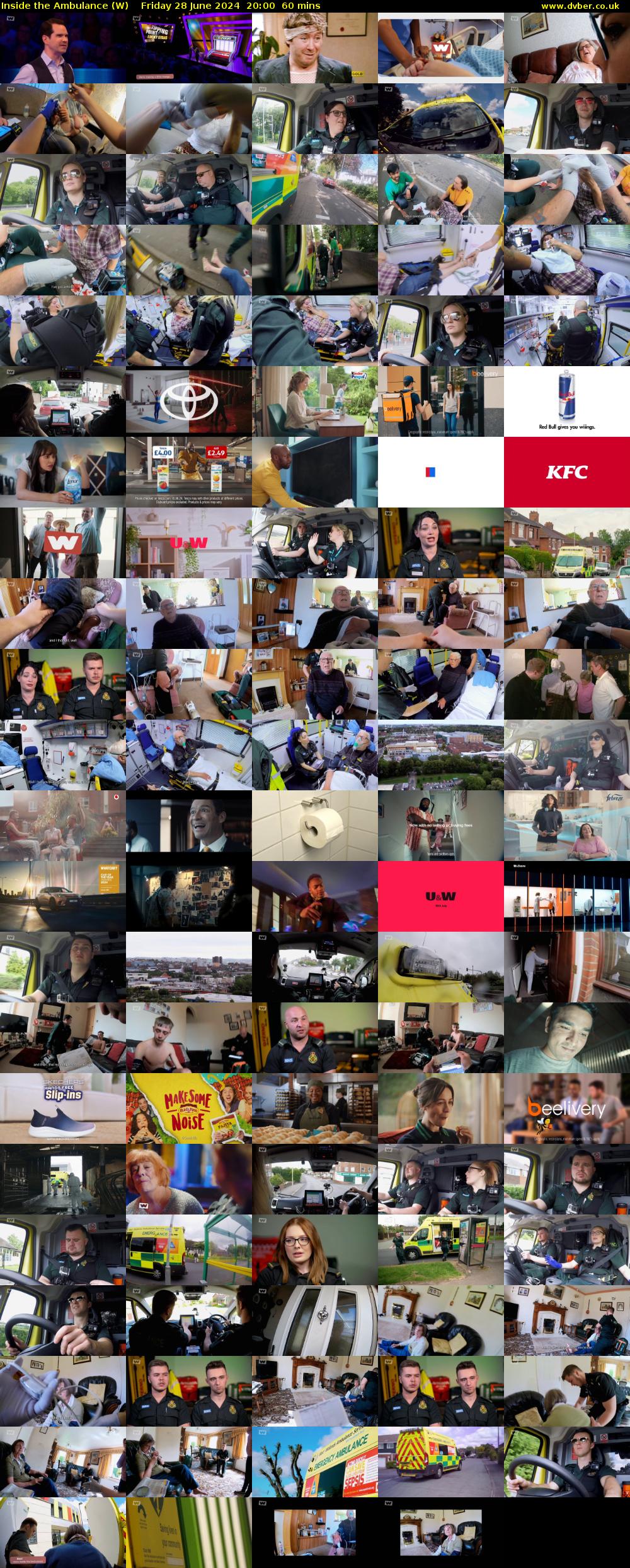 Inside the Ambulance (W) Friday 28 June 2024 20:00 - 21:00