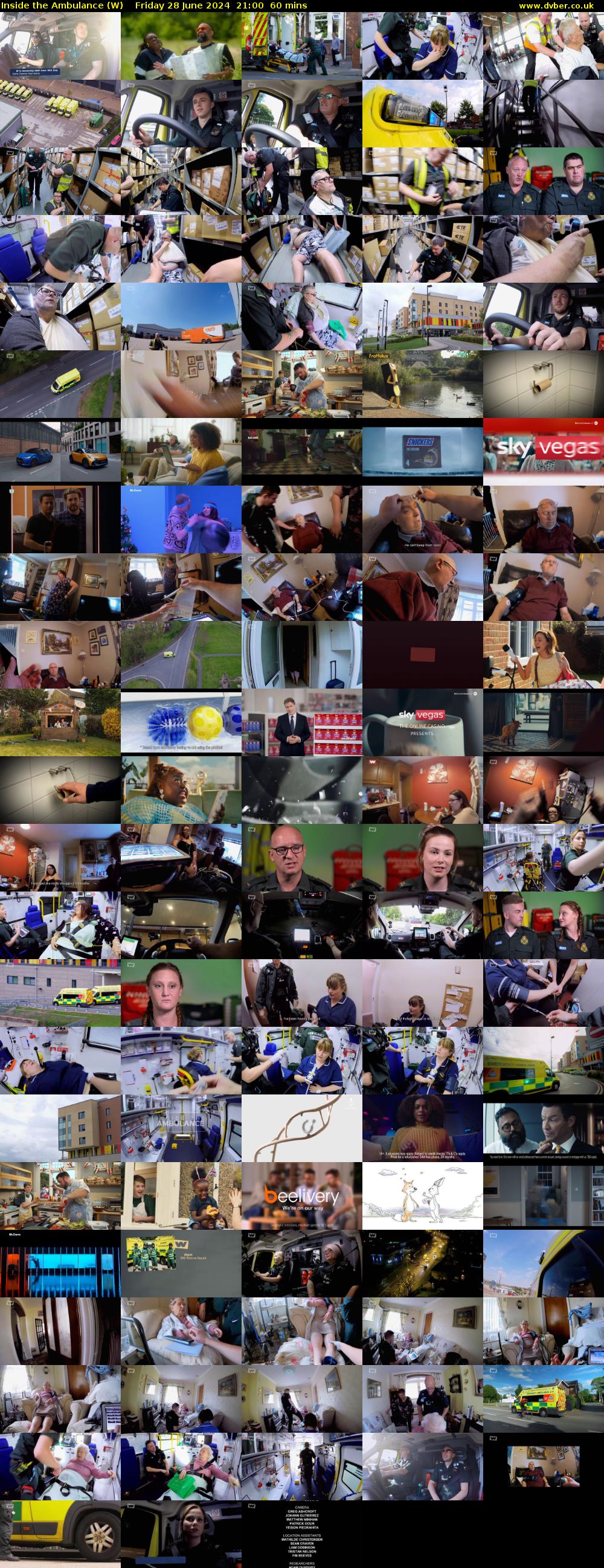 Inside the Ambulance (W) Friday 28 June 2024 21:00 - 22:00