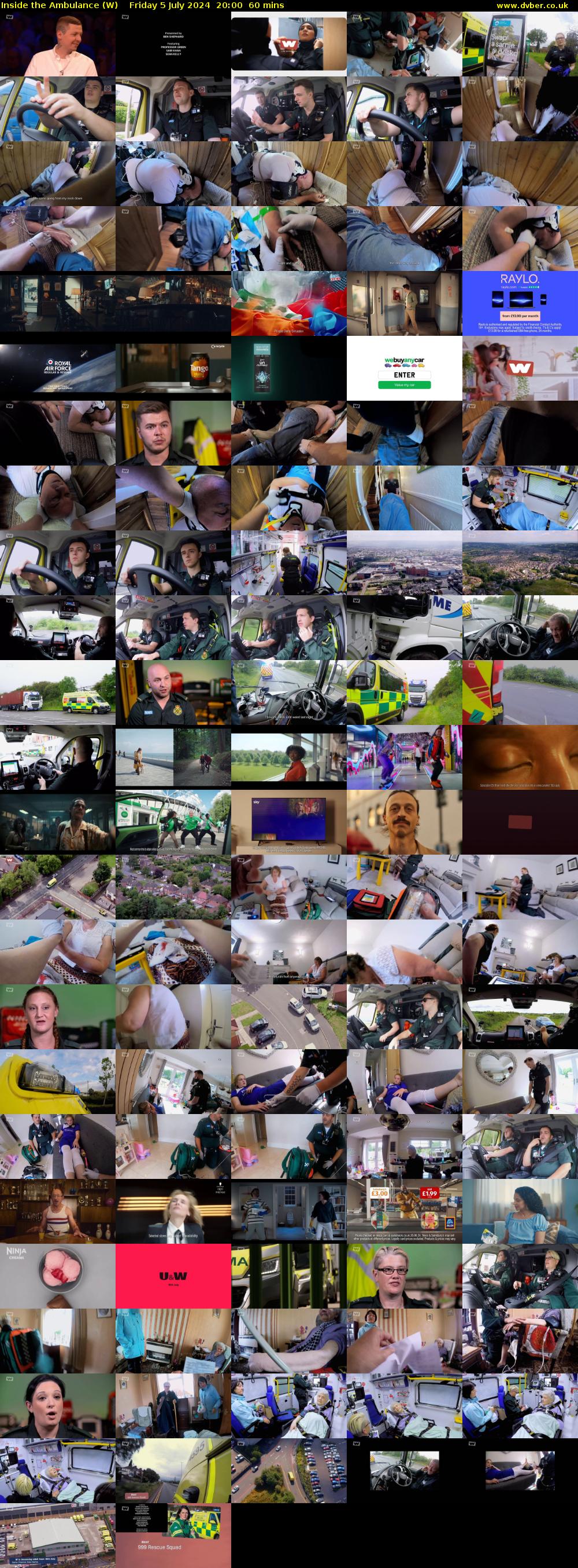 Inside the Ambulance (W) Friday 5 July 2024 20:00 - 21:00