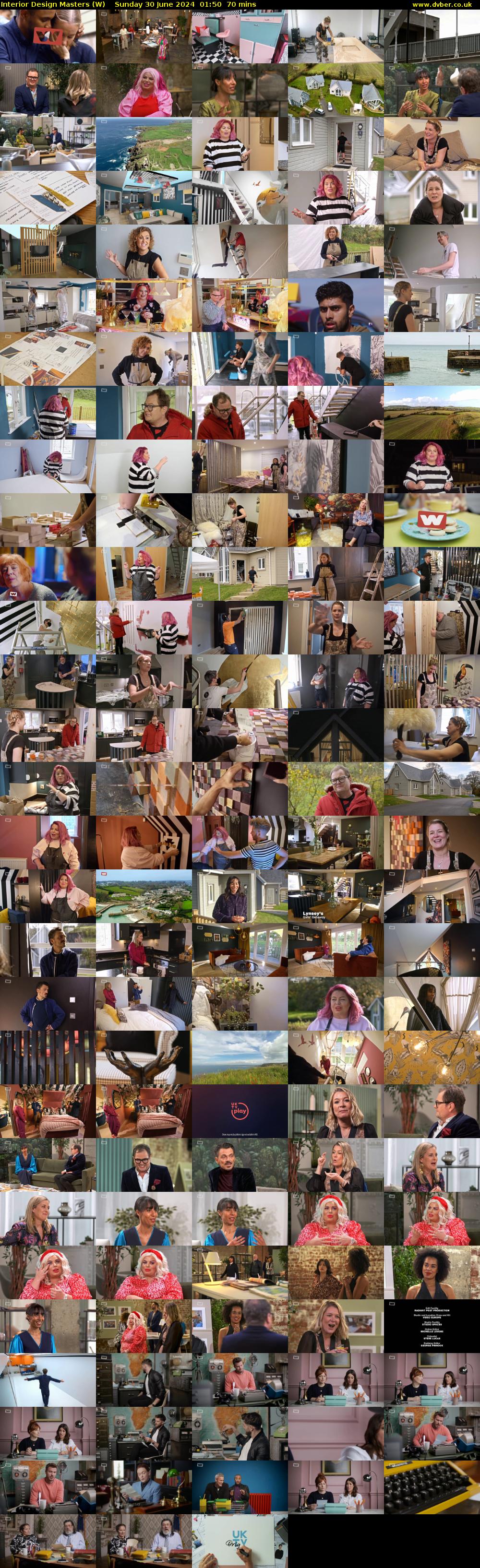 Interior Design Masters (W) Sunday 30 June 2024 01:50 - 03:00