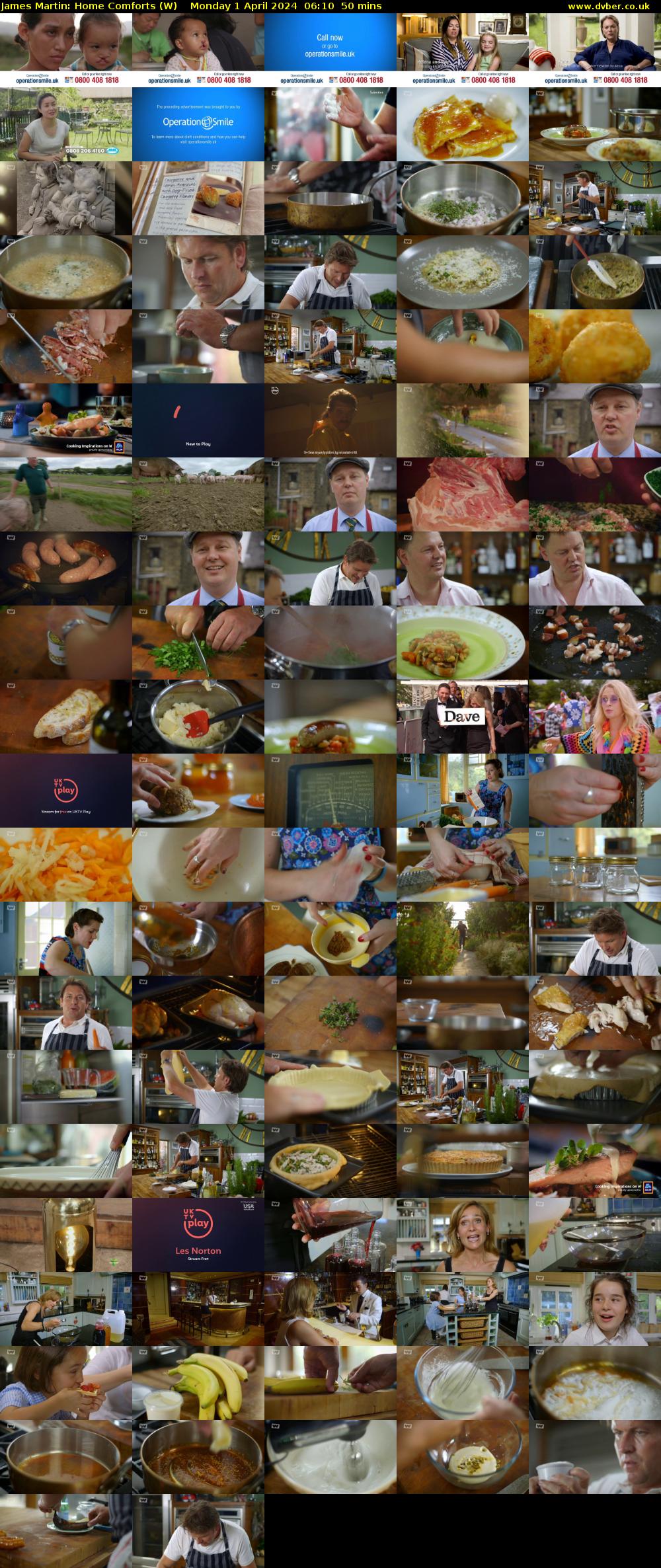James Martin: Home Comforts (W) Monday 1 April 2024 06:10 - 07:00