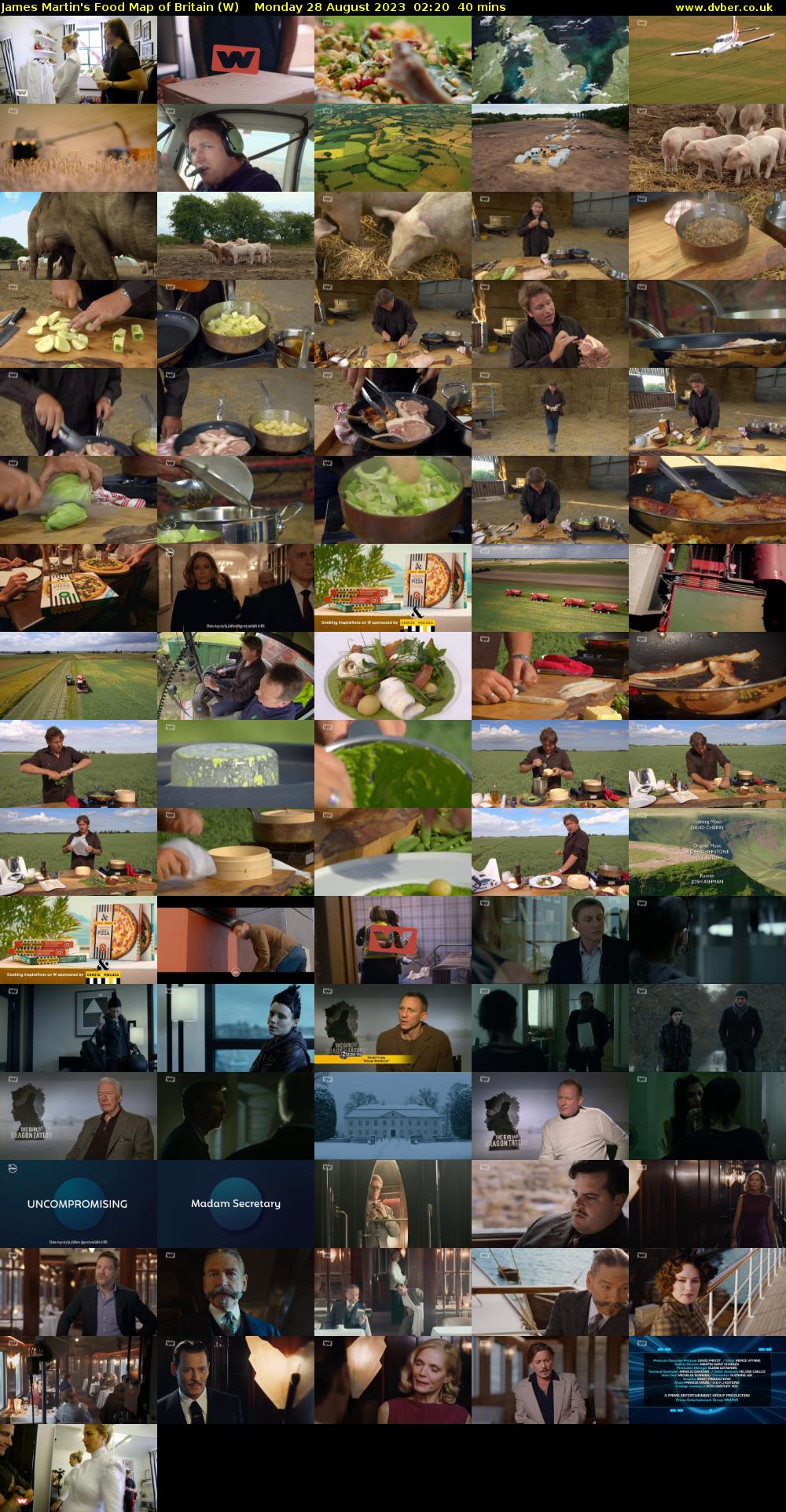 James Martin's Food Map of Britain (W) Monday 28 August 2023 02:20 - 03:00
