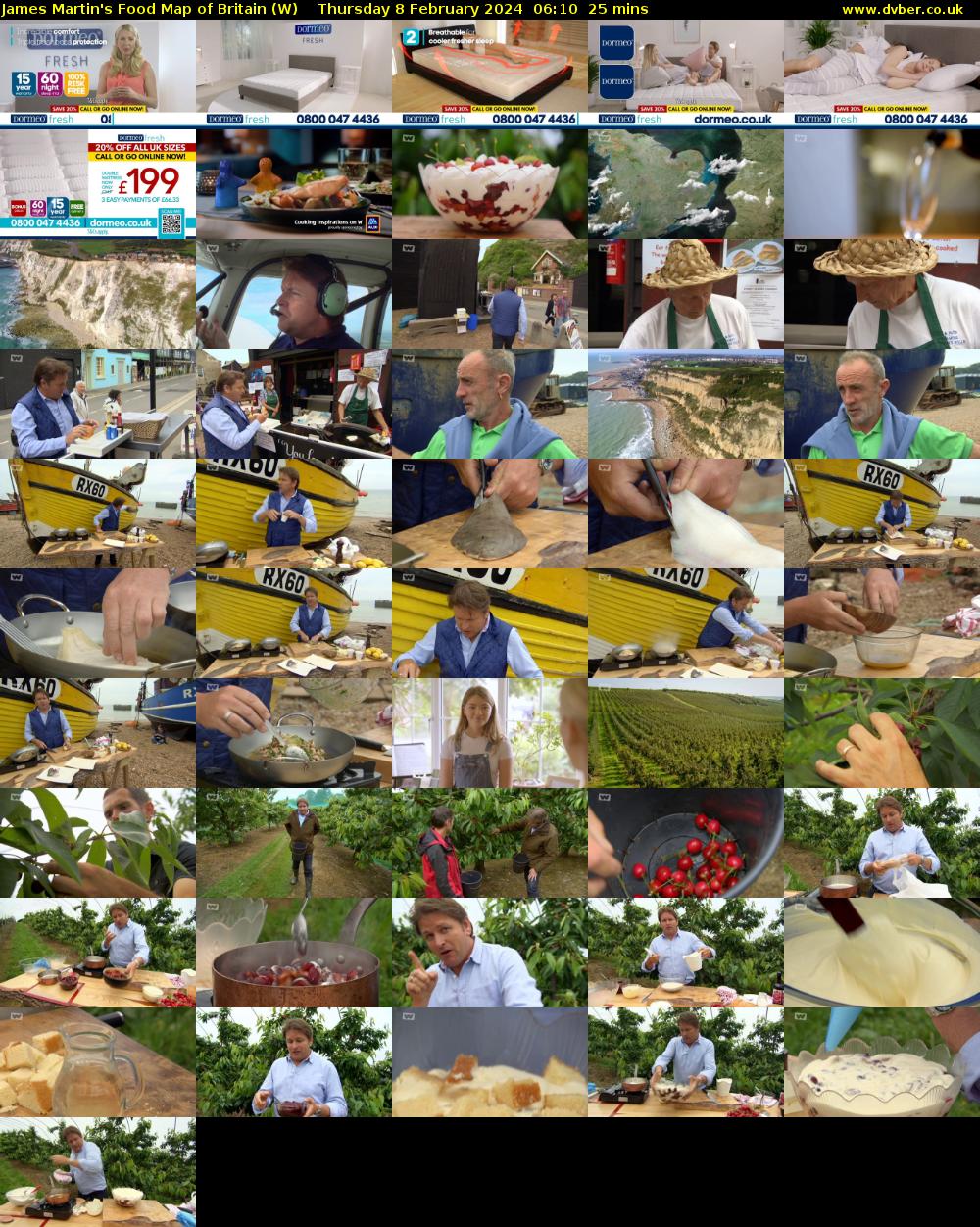 James Martin's Food Map of Britain (W) Thursday 8 February 2024 06:10 - 06:35