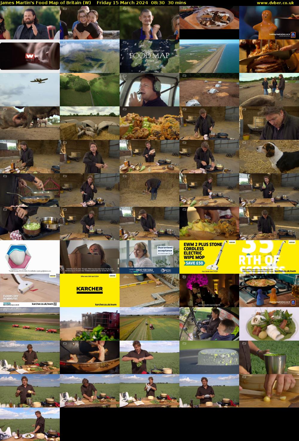 James Martin's Food Map of Britain (W) Friday 15 March 2024 08:30 - 09:00