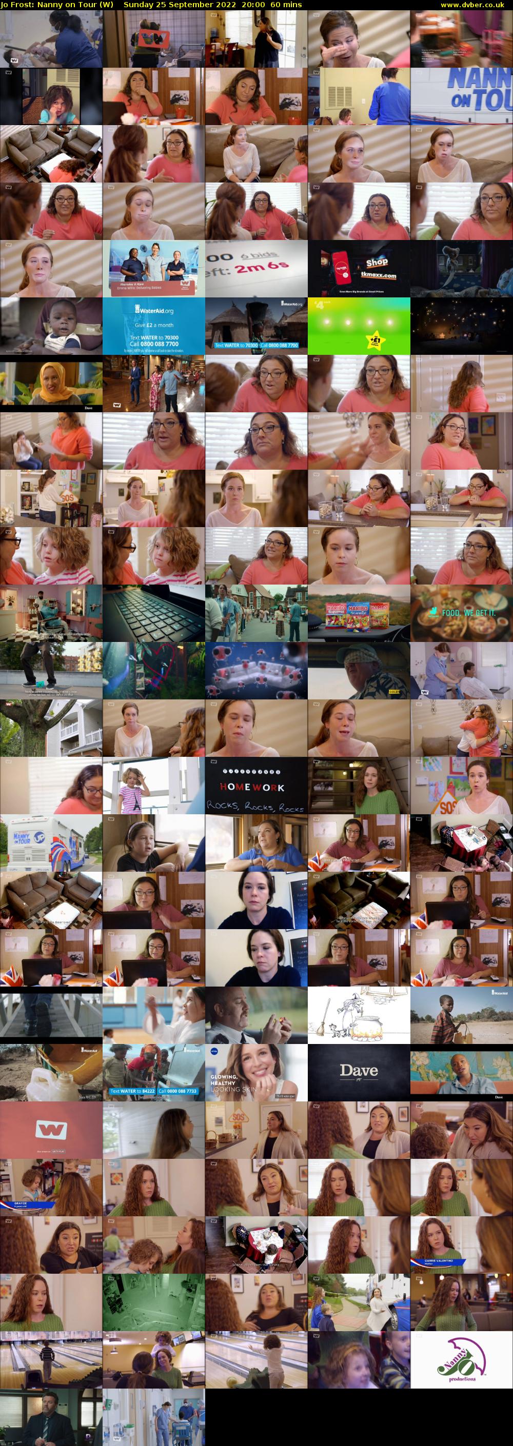 Jo Frost: Nanny on Tour (W) Sunday 25 September 2022 20:00 - 21:00