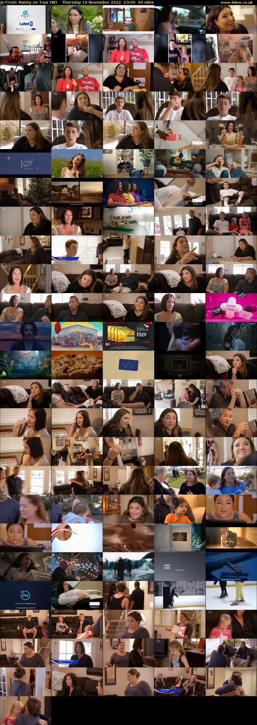 Jo Frost: Nanny on Tour (W) Thursday 10 November 2022 23:00 - 00:00