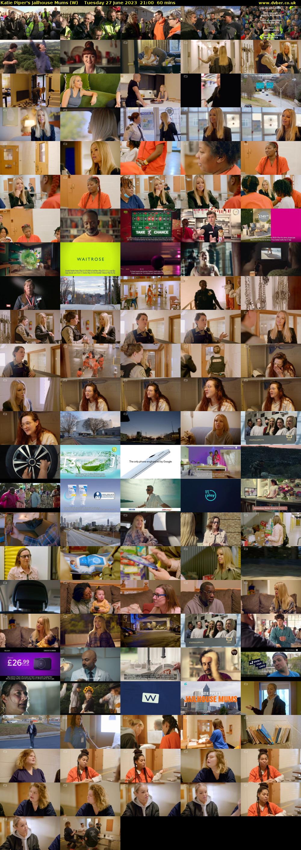 Katie Piper's Jailhouse Mums (W) Tuesday 27 June 2023 21:00 - 22:00