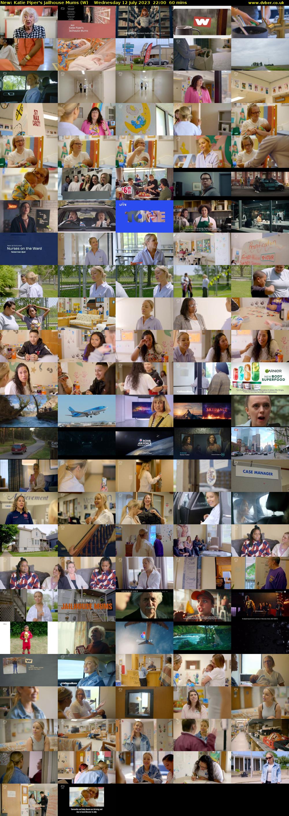 Katie Piper's Jailhouse Mums (W) Wednesday 12 July 2023 22:00 - 23:00