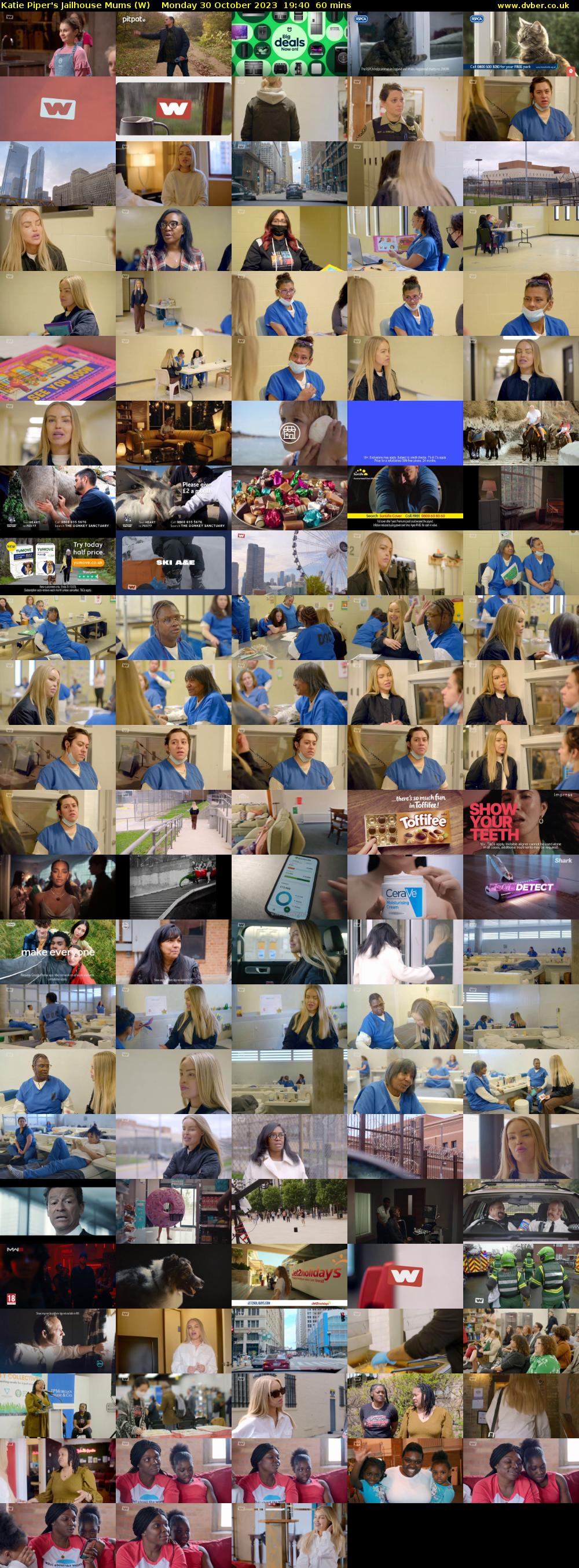 Katie Piper's Jailhouse Mums (W) Monday 30 October 2023 19:40 - 20:40