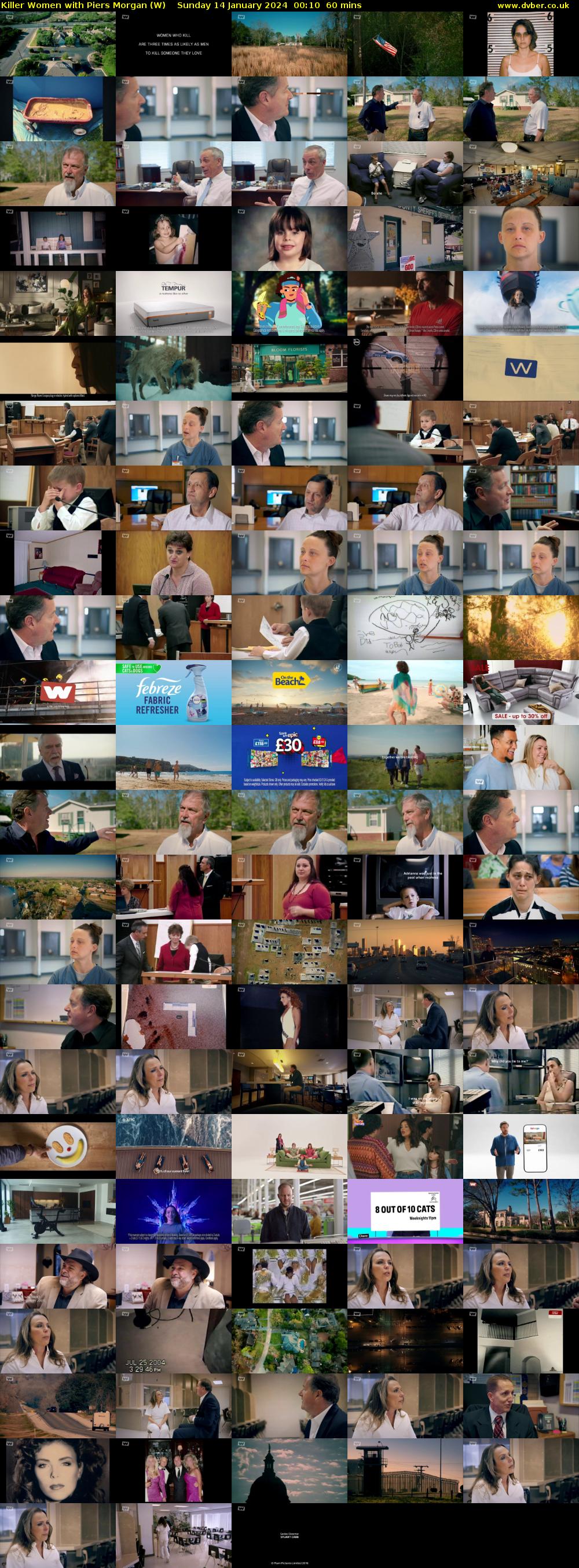 Killer Women with Piers Morgan (W) Sunday 14 January 2024 00:10 - 01:10