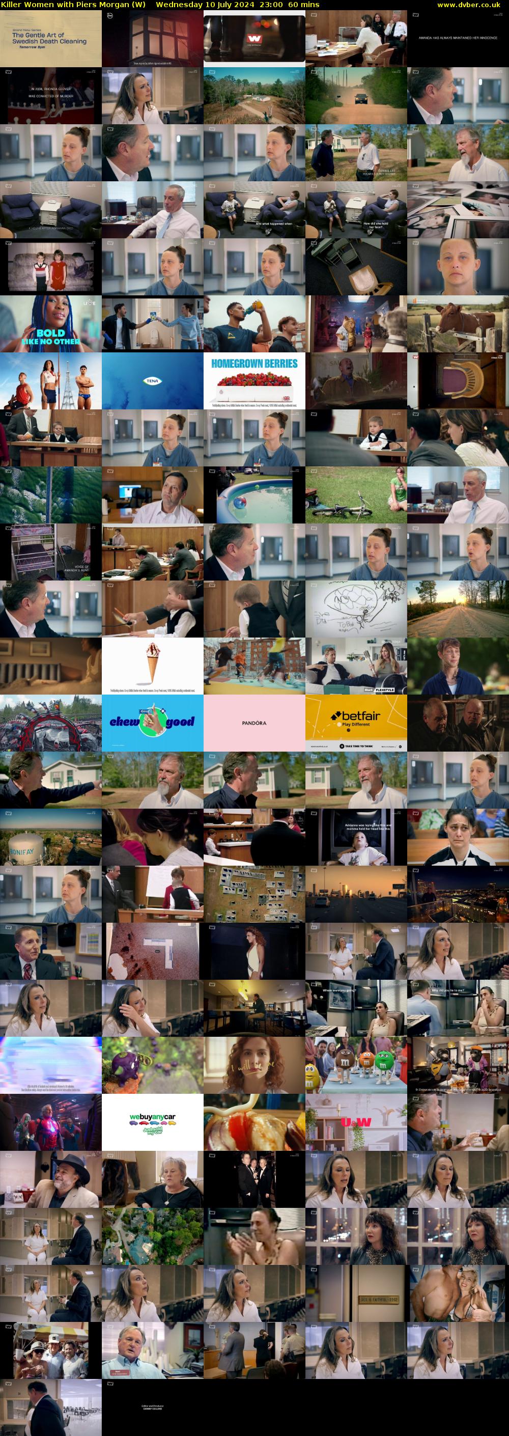Killer Women with Piers Morgan (W) Wednesday 10 July 2024 23:00 - 00:00