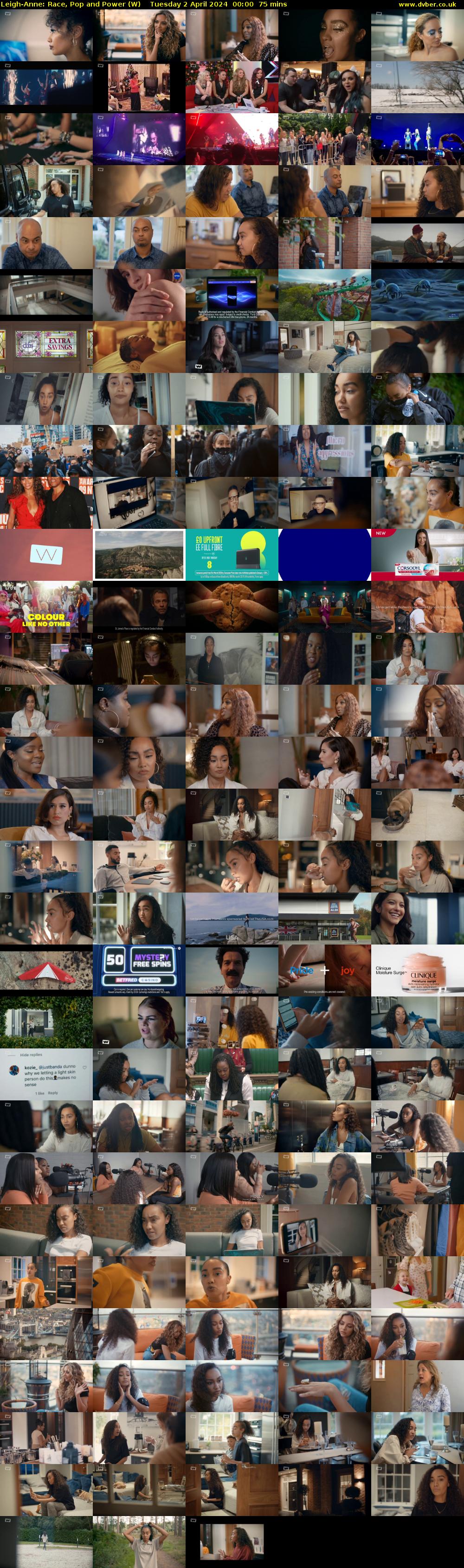 Leigh-Anne: Race, Pop and Power (W) Tuesday 2 April 2024 00:00 - 01:15