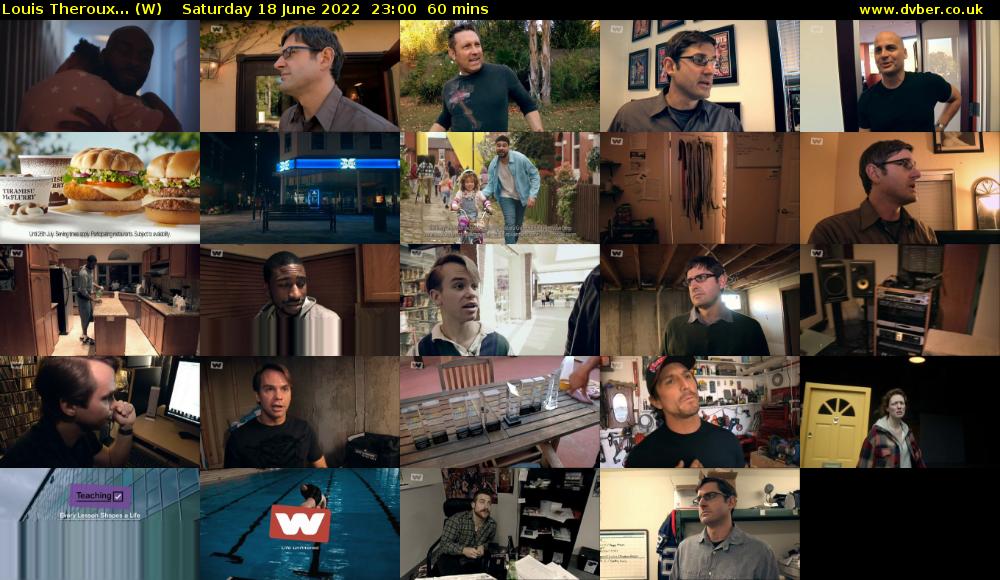 Louis Theroux... (W) Saturday 18 June 2022 23:00 - 00:00