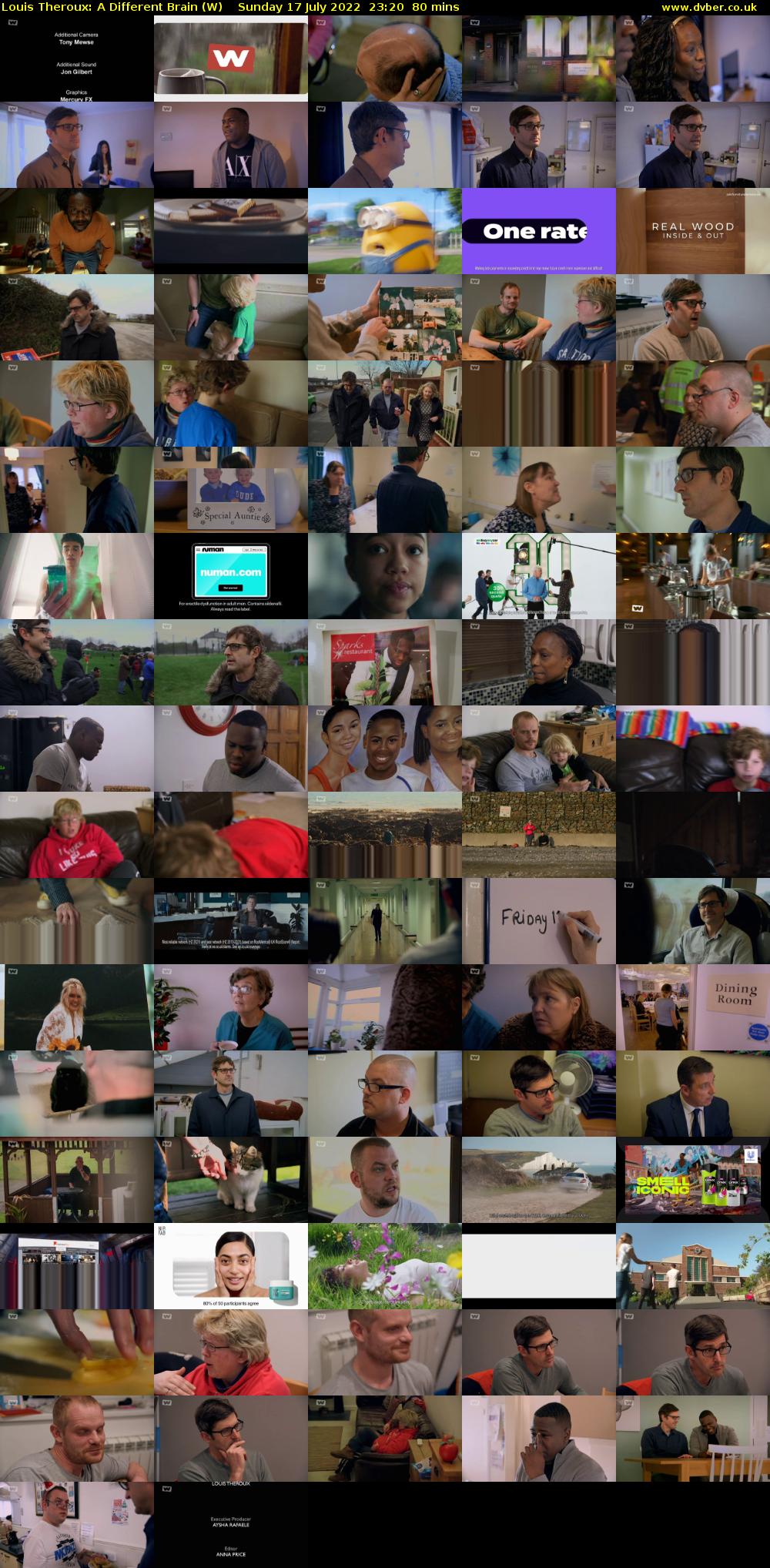 Louis Theroux: A Different Brain (W) Sunday 17 July 2022 23:20 - 00:40