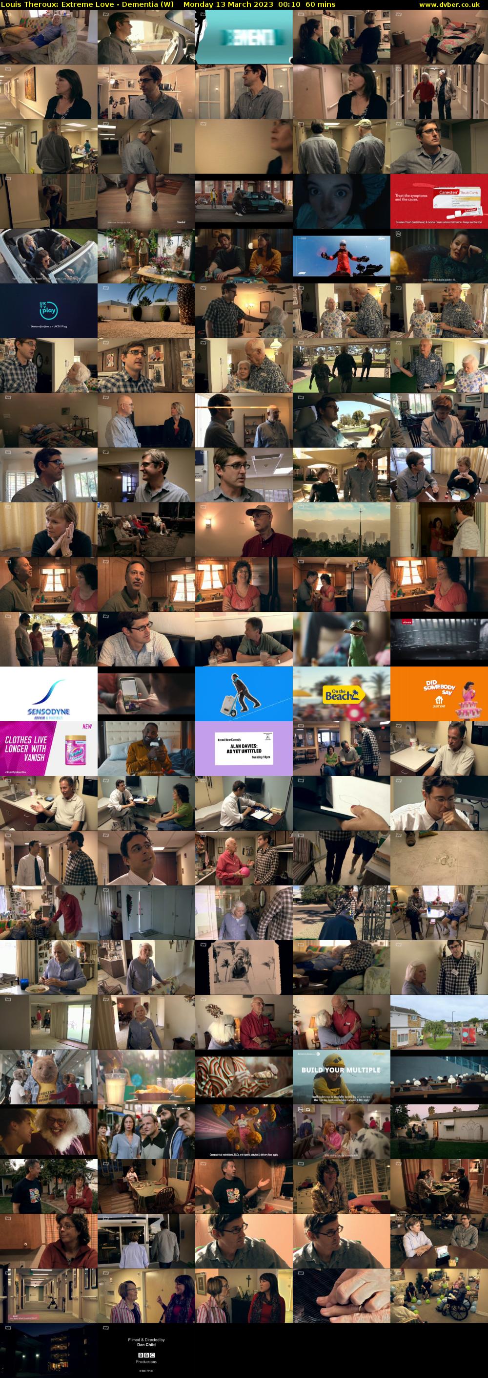 Louis Theroux: Extreme Love - Dementia (W) Monday 13 March 2023 00:10 - 01:10