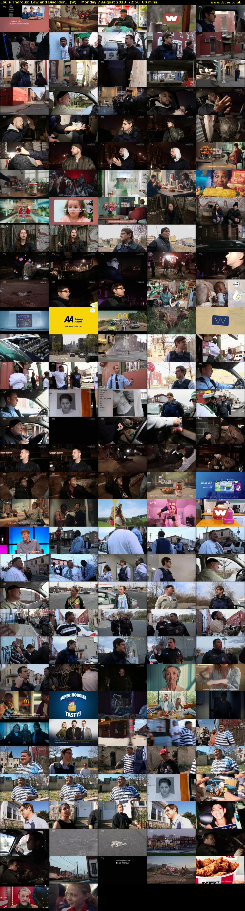 Louis Theroux: Law and Disorder... (W) Monday 7 August 2023 22:50 - 00:10