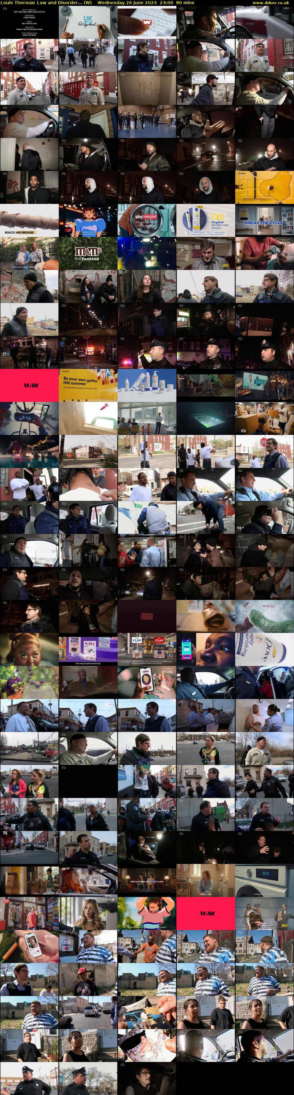 Louis Theroux: Law and Disorder... (W) Wednesday 26 June 2024 23:00 - 00:20