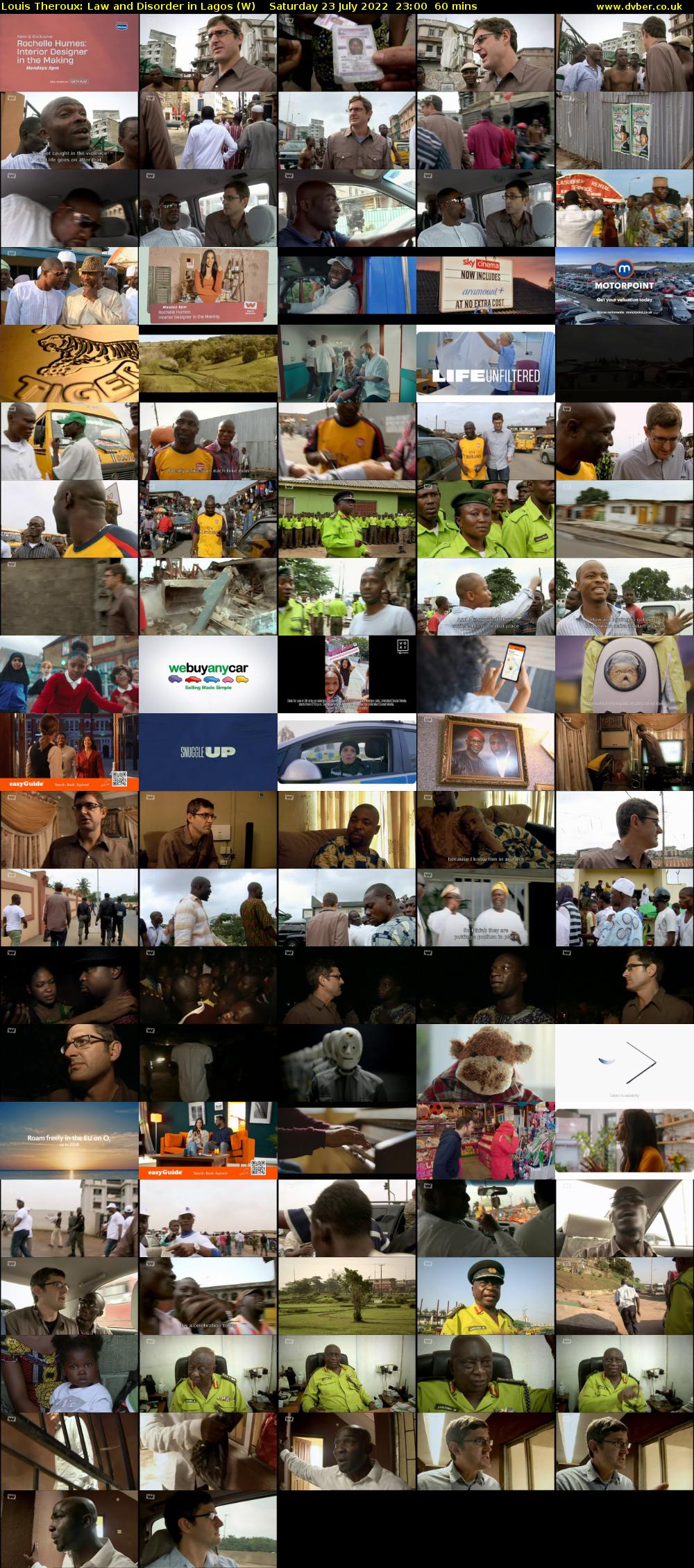 Louis Theroux: Law and Disorder in Lagos (W) Saturday 23 July 2022 23:00 - 00:00