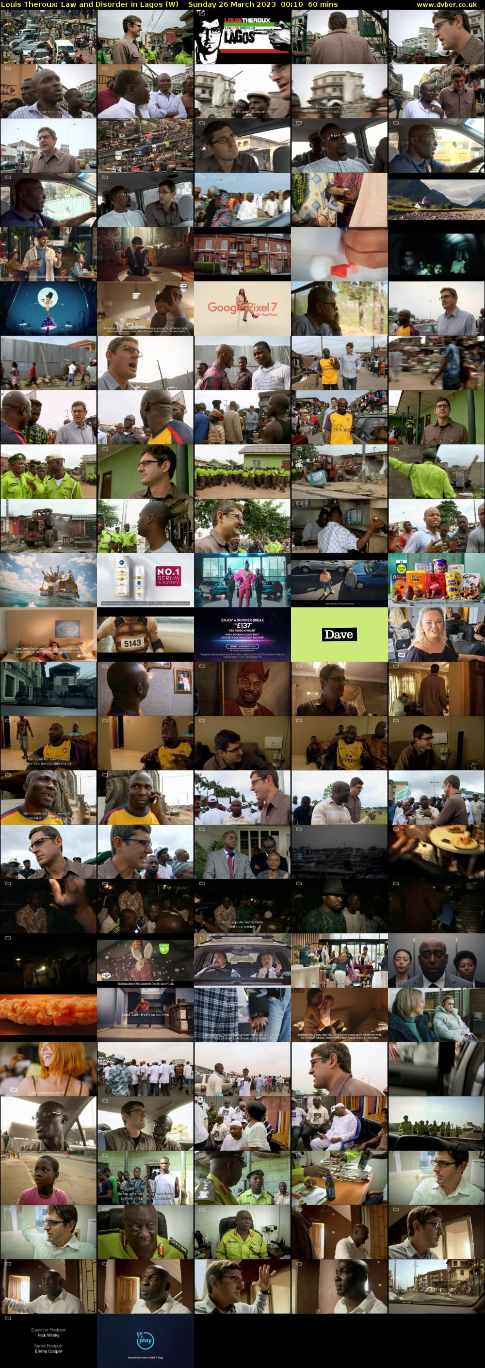Louis Theroux: Law and Disorder in Lagos (W) Sunday 26 March 2023 00:10 - 02:10