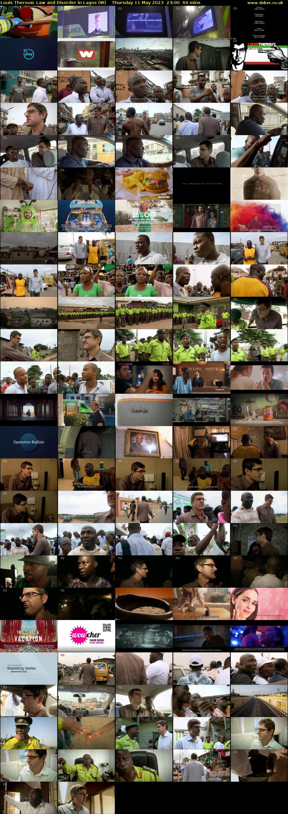 Louis Theroux: Law and Disorder in Lagos (W) Thursday 11 May 2023 23:00 - 00:00