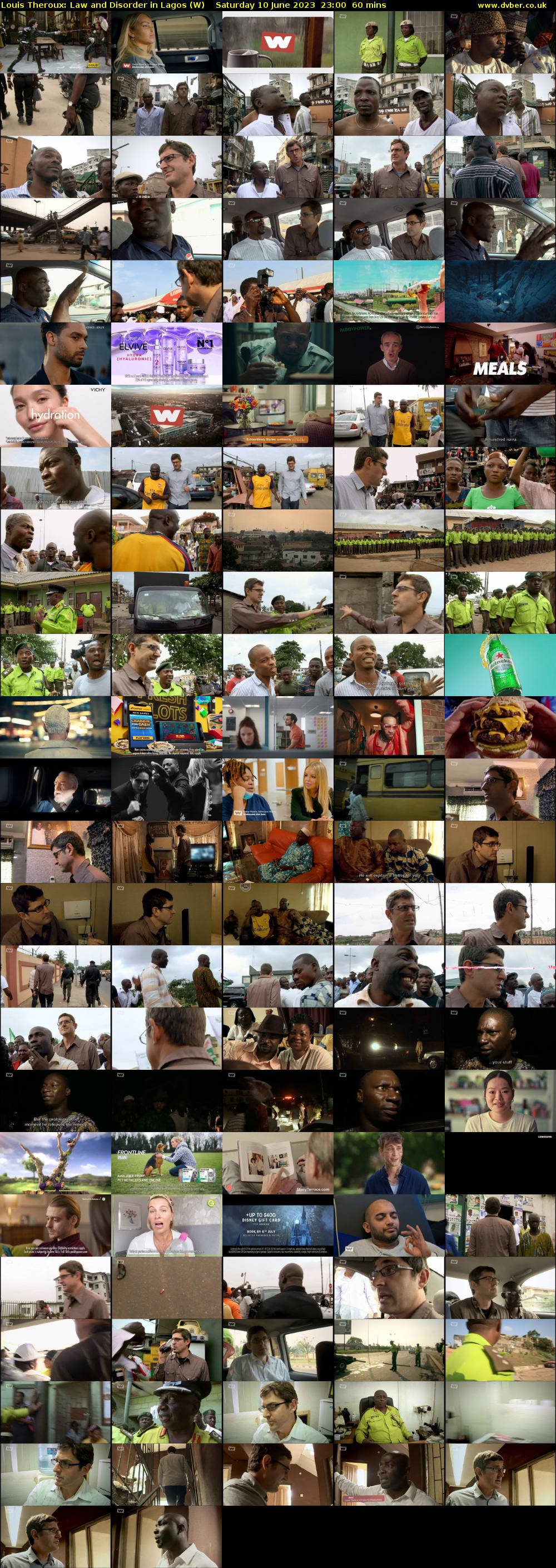 Louis Theroux: Law and Disorder in Lagos (W) Saturday 10 June 2023 23:00 - 00:00
