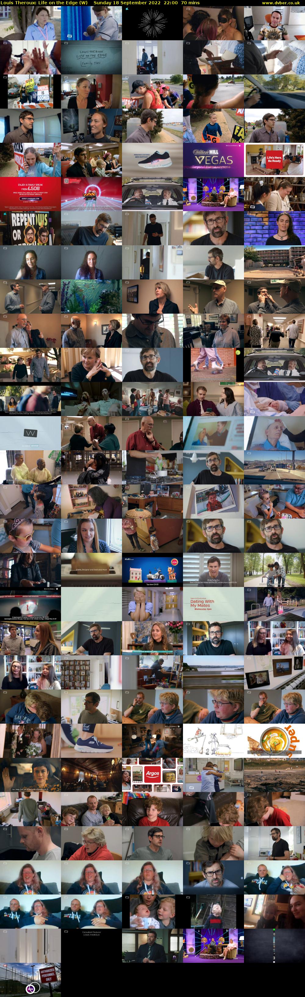 Louis Theroux: Life on the Edge (W) Sunday 18 September 2022 22:00 - 23:10