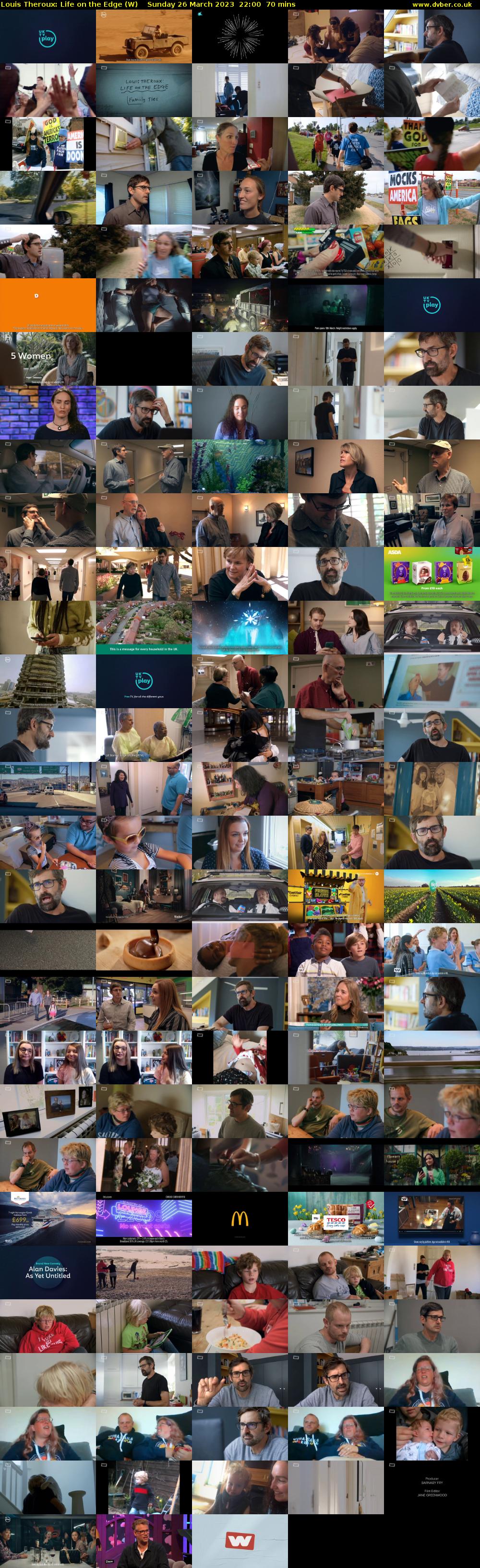 Louis Theroux: Life on the Edge (W) Sunday 26 March 2023 22:00 - 23:10