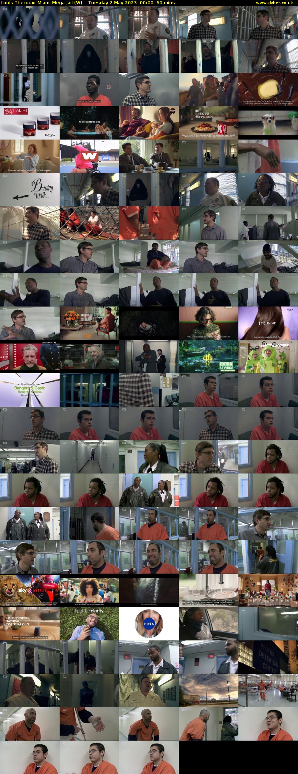 Louis Theroux: Miami Mega-Jail (W) Tuesday 2 May 2023 00:00 - 01:00