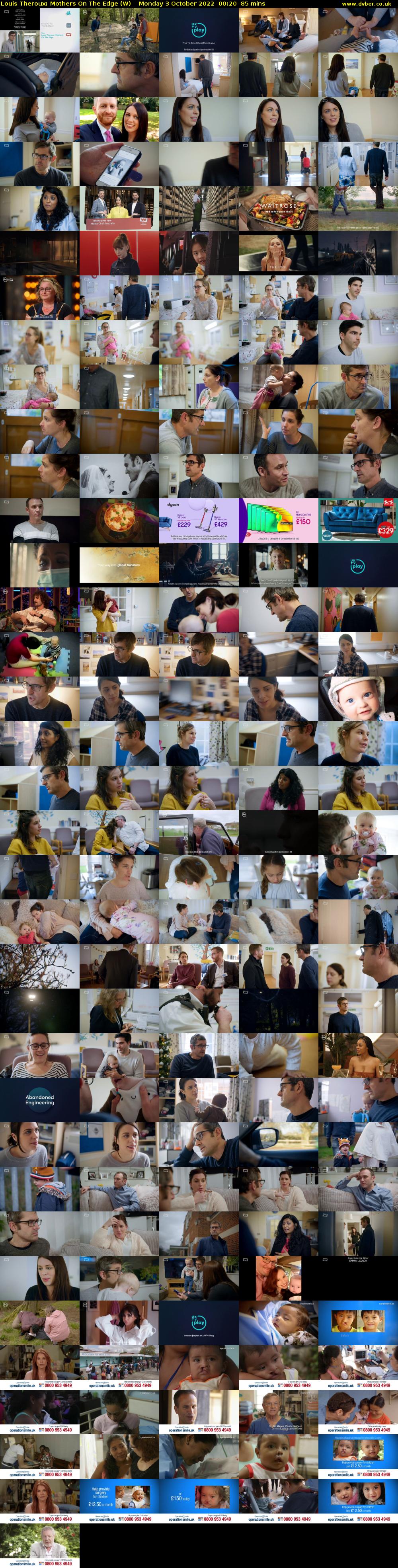 Louis Theroux: Mothers On The Edge (W) Monday 3 October 2022 00:20 - 01:45