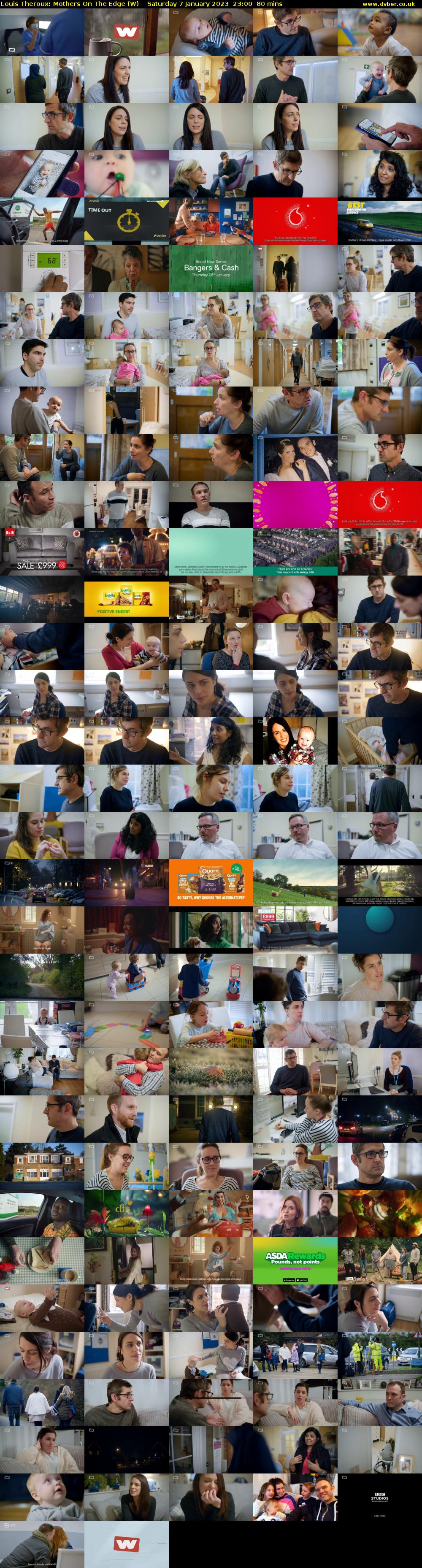Louis Theroux: Mothers On The Edge (W) Saturday 7 January 2023 23:00 - 00:20