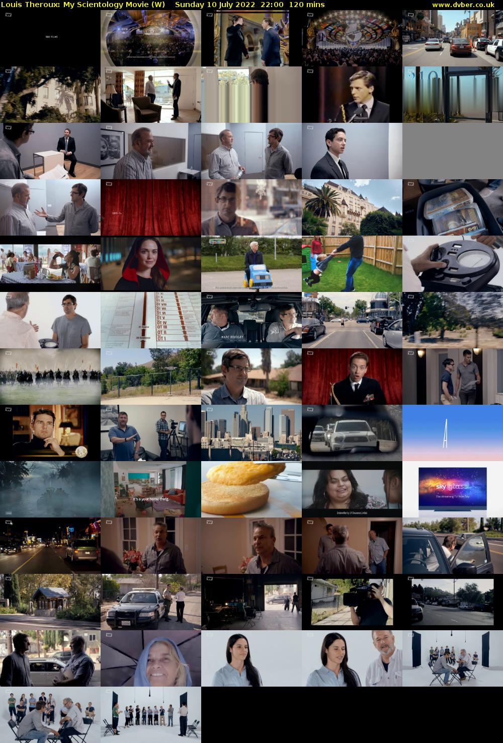 Louis Theroux: My Scientology Movie (W) Sunday 10 July 2022 22:00 - 00:00