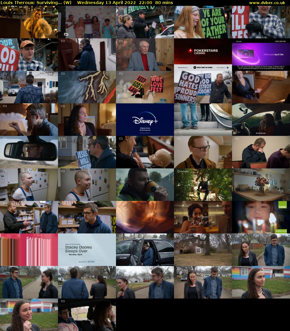 Louis Theroux: Surviving... (W) Wednesday 13 April 2022 22:00 - 23:20