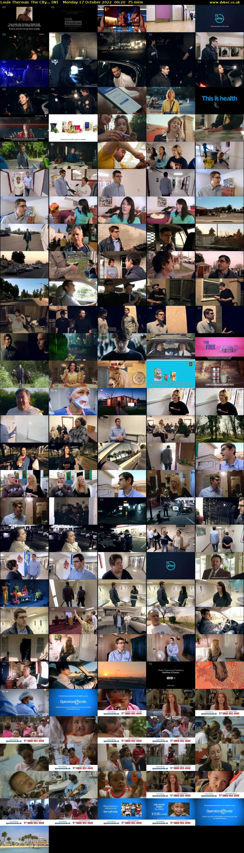 Louis Theroux: The City... (W) Monday 17 October 2022 00:20 - 01:35