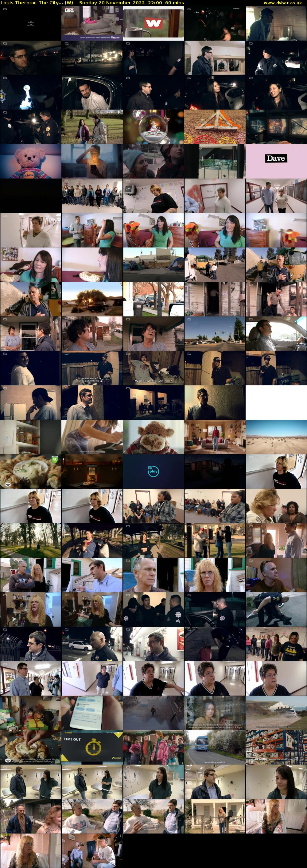 Louis Theroux: The City... (W) Sunday 20 November 2022 22:00 - 23:00