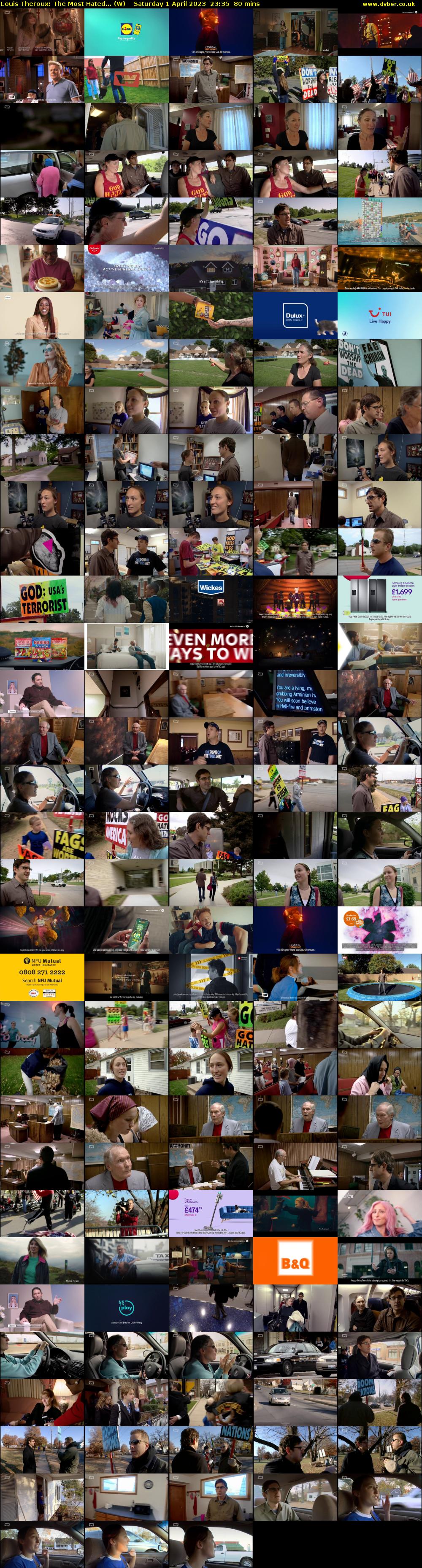 Louis Theroux: The Most Hated... (W) Saturday 1 April 2023 23:35 - 00:55