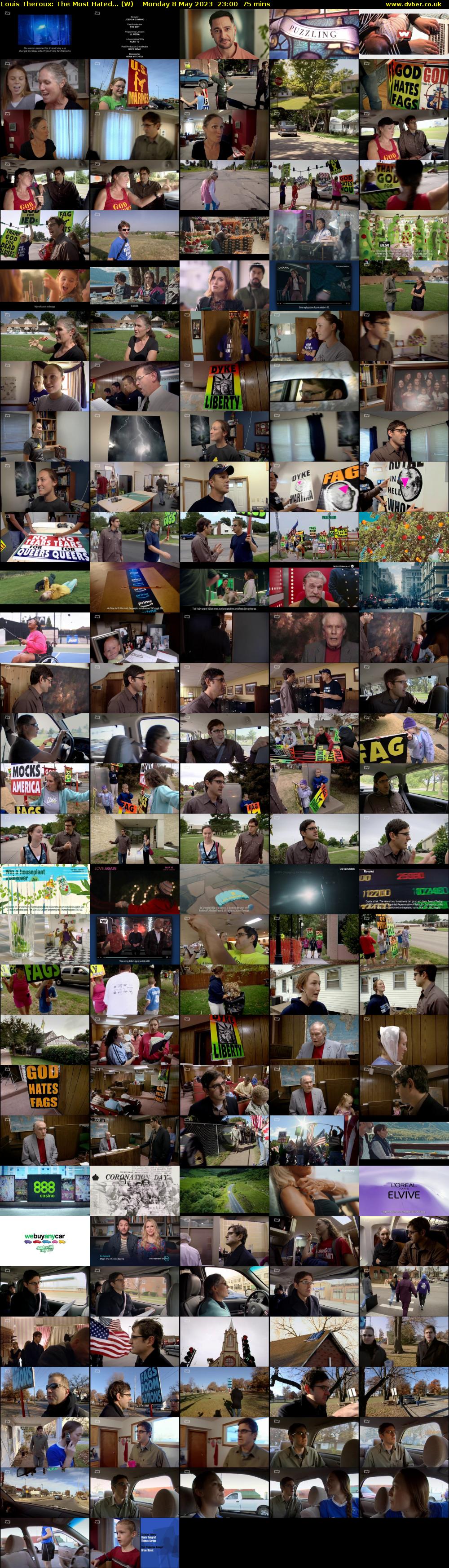 Louis Theroux: The Most Hated... (W) Monday 8 May 2023 23:00 - 00:15