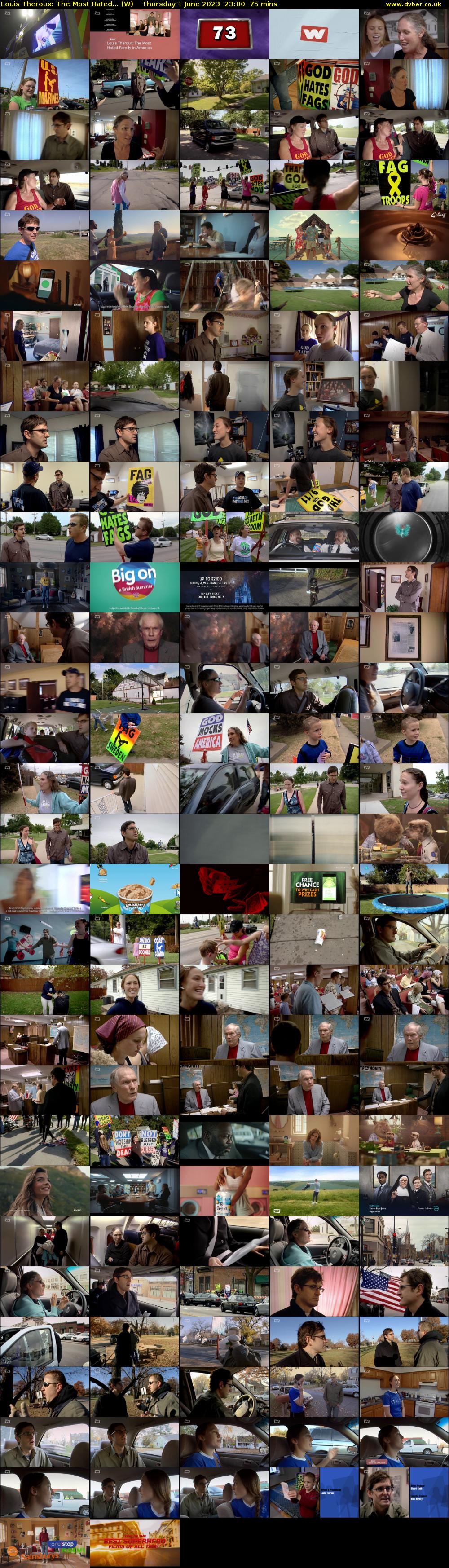 Louis Theroux: The Most Hated... (W) Thursday 1 June 2023 23:00 - 00:15
