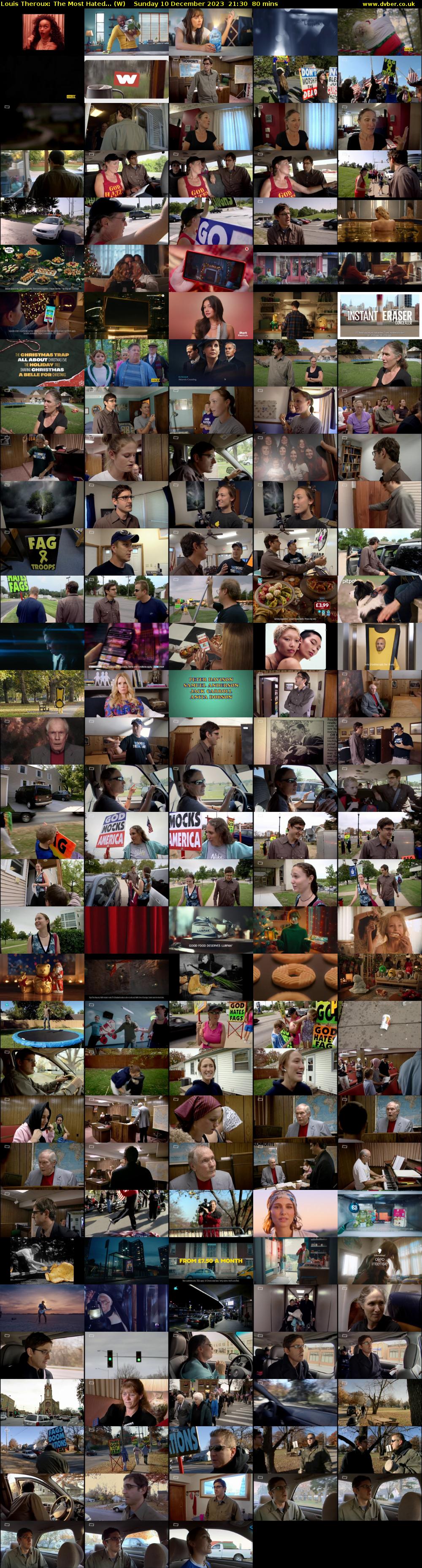 Louis Theroux: The Most Hated... (W) Sunday 10 December 2023 21:30 - 22:50
