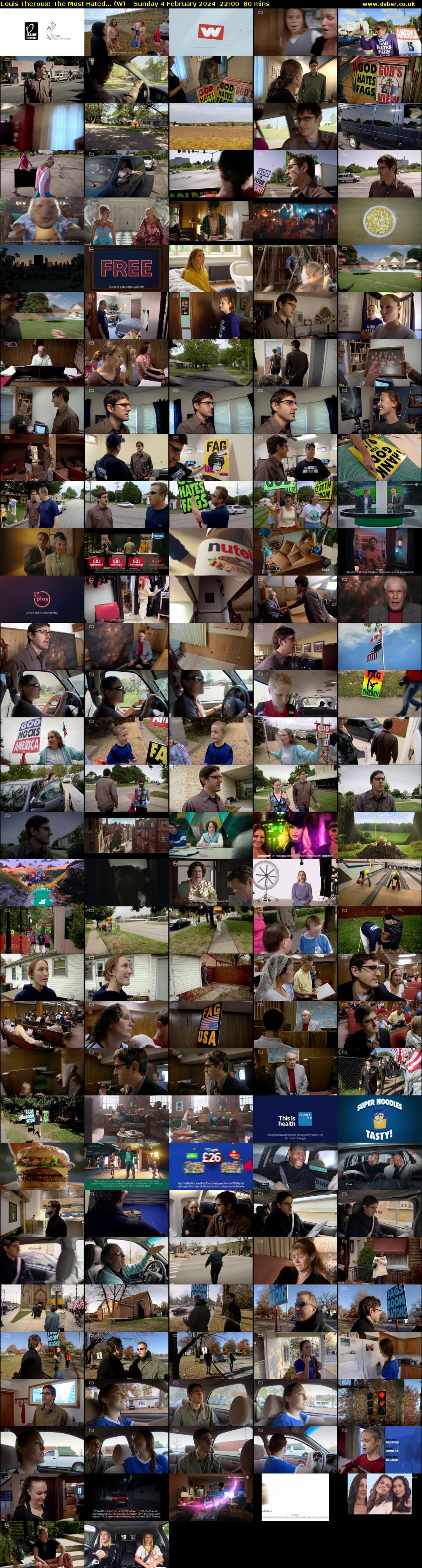 Louis Theroux: The Most Hated... (W) Sunday 4 February 2024 22:00 - 23:20