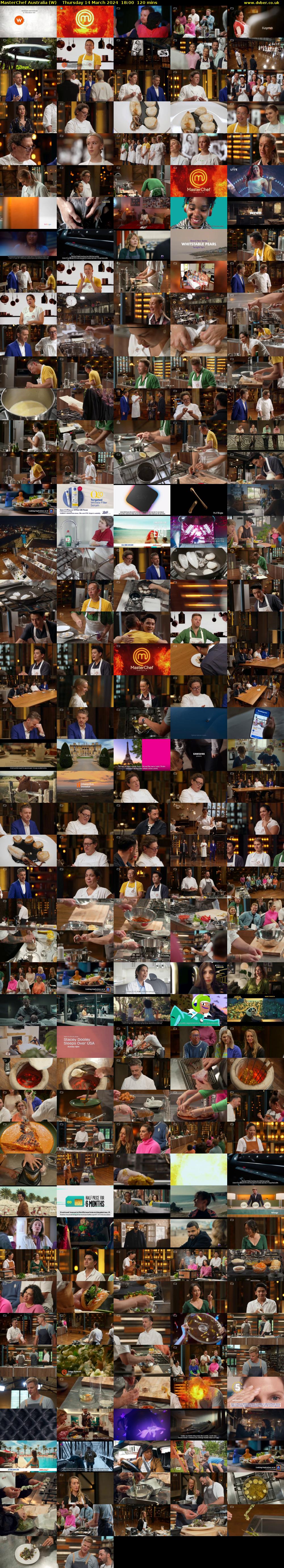 MasterChef Australia (W) Thursday 14 March 2024 18:00 - 20:00