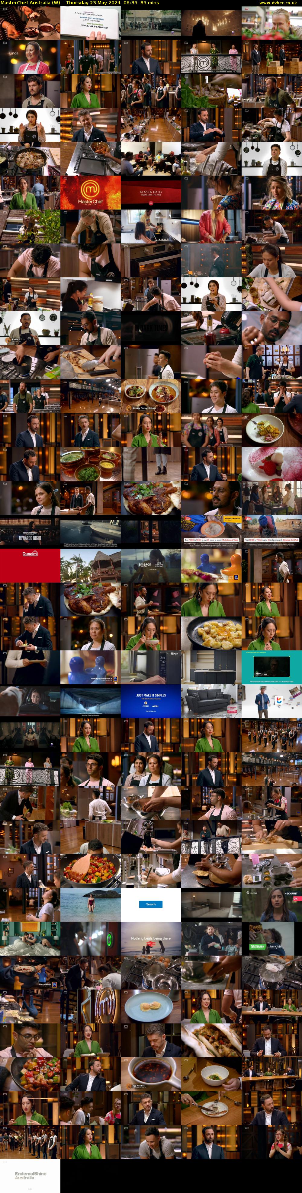 MasterChef Australia (W) Thursday 23 May 2024 06:35 - 08:00