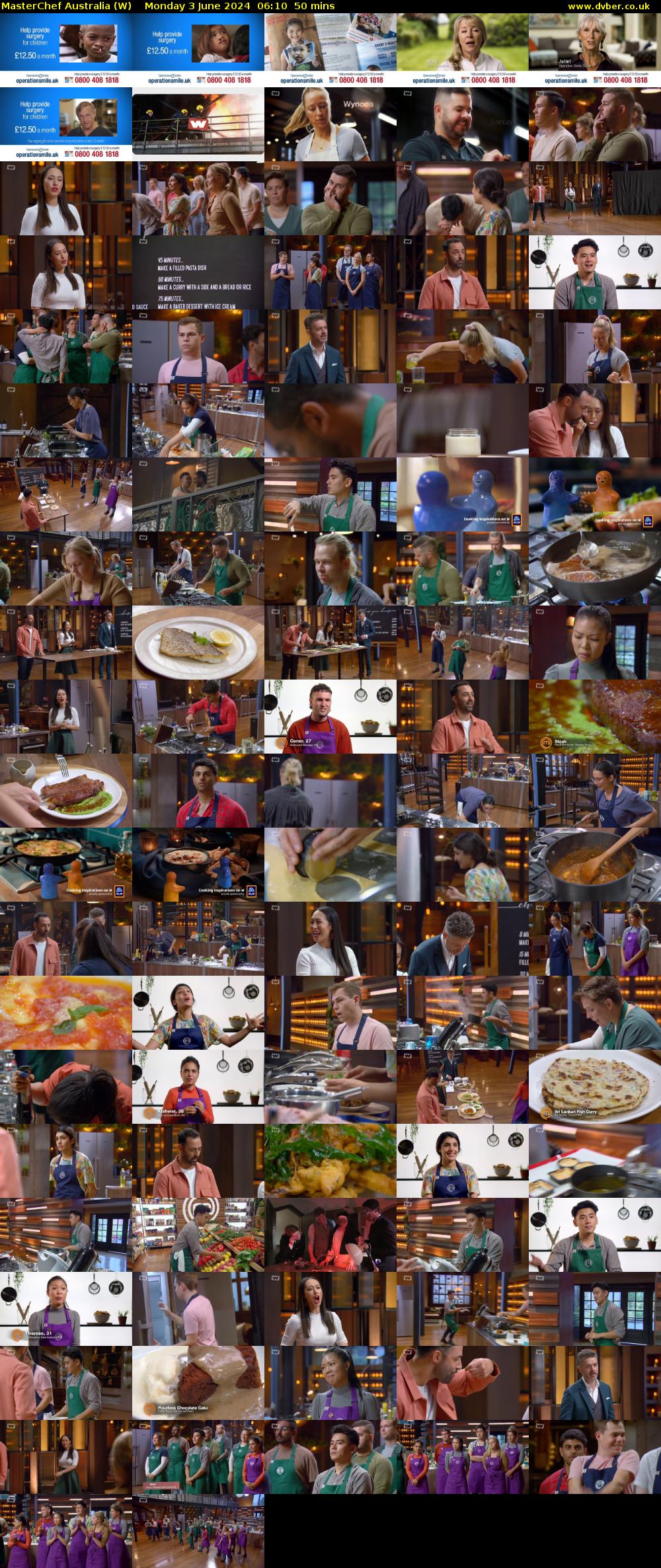 MasterChef Australia (W) Monday 3 June 2024 06:10 - 07:00