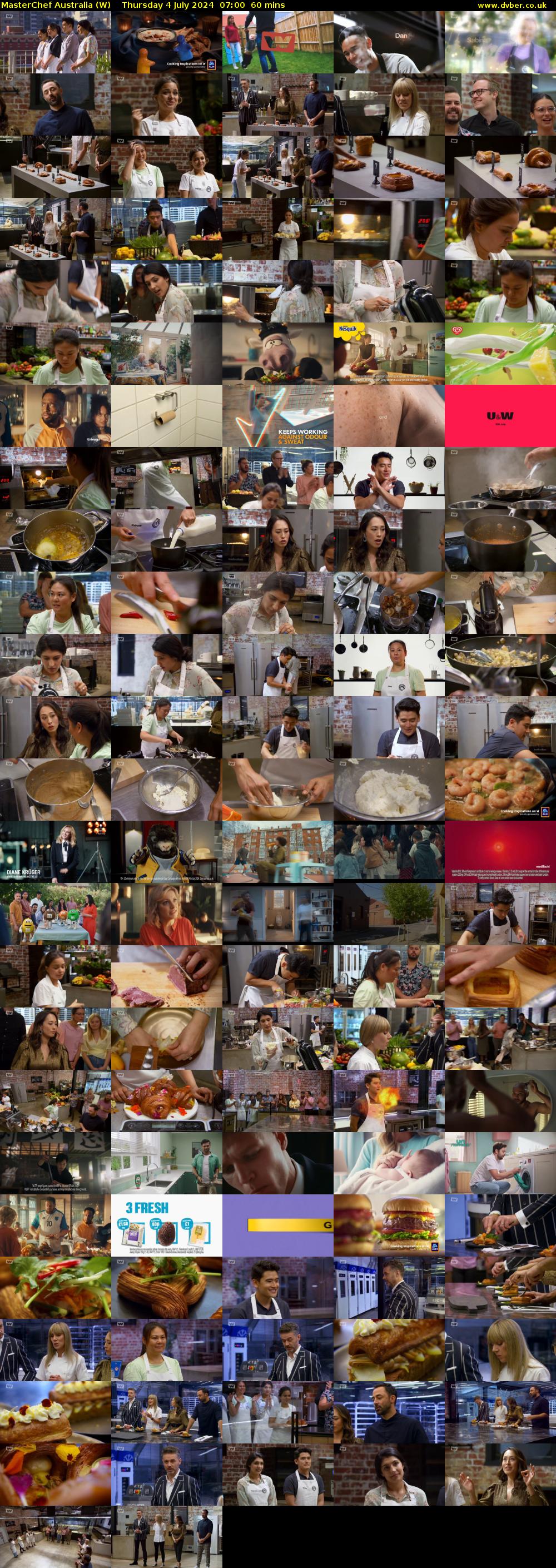 MasterChef Australia (W) Thursday 4 July 2024 07:00 - 08:00