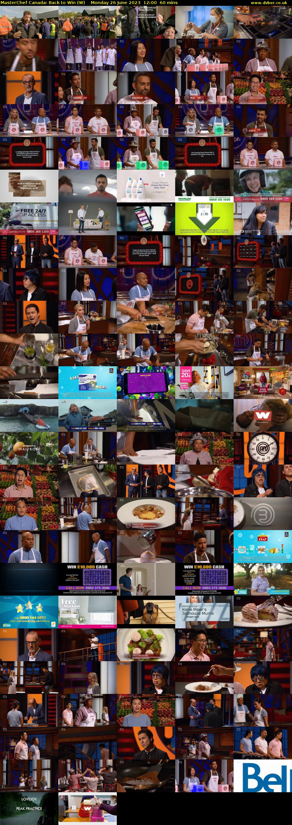 MasterChef Canada: Back to Win (W) Monday 26 June 2023 12:00 - 13:00