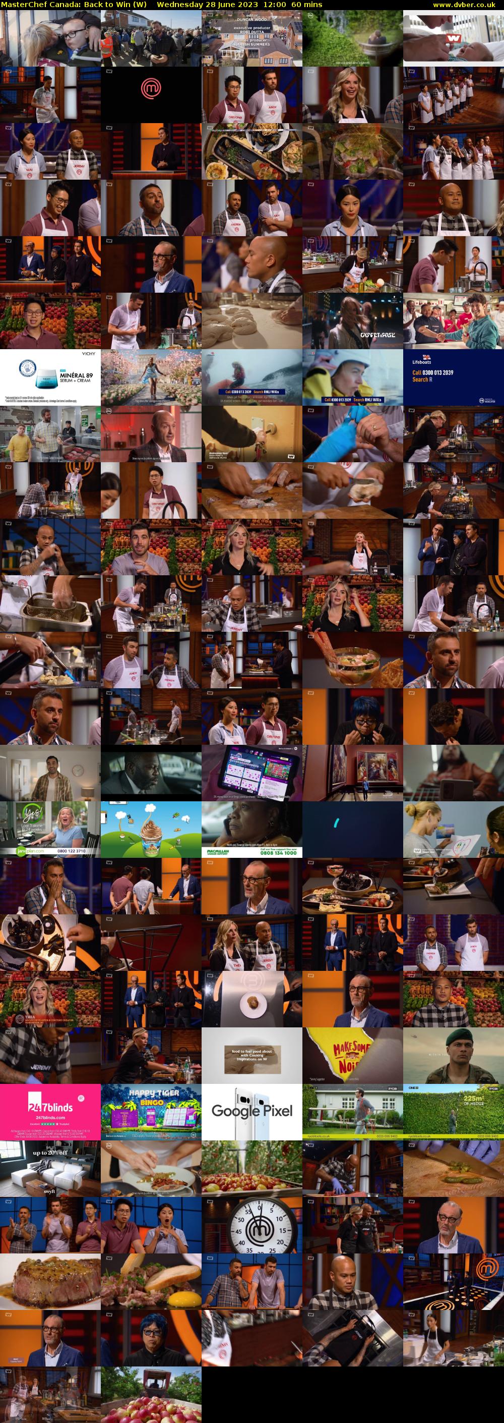 MasterChef Canada: Back to Win (W) Wednesday 28 June 2023 12:00 - 13:00