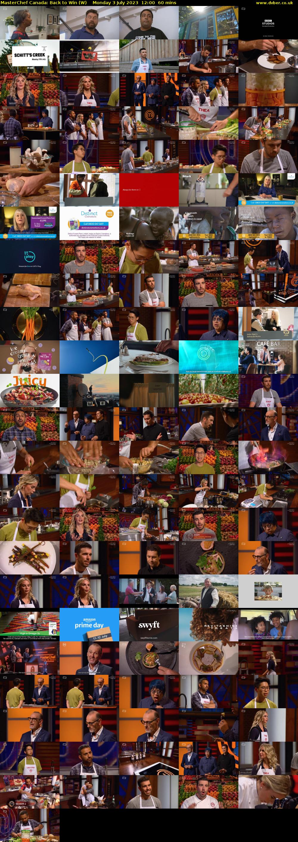 MasterChef Canada: Back to Win (W) Monday 3 July 2023 12:00 - 13:00